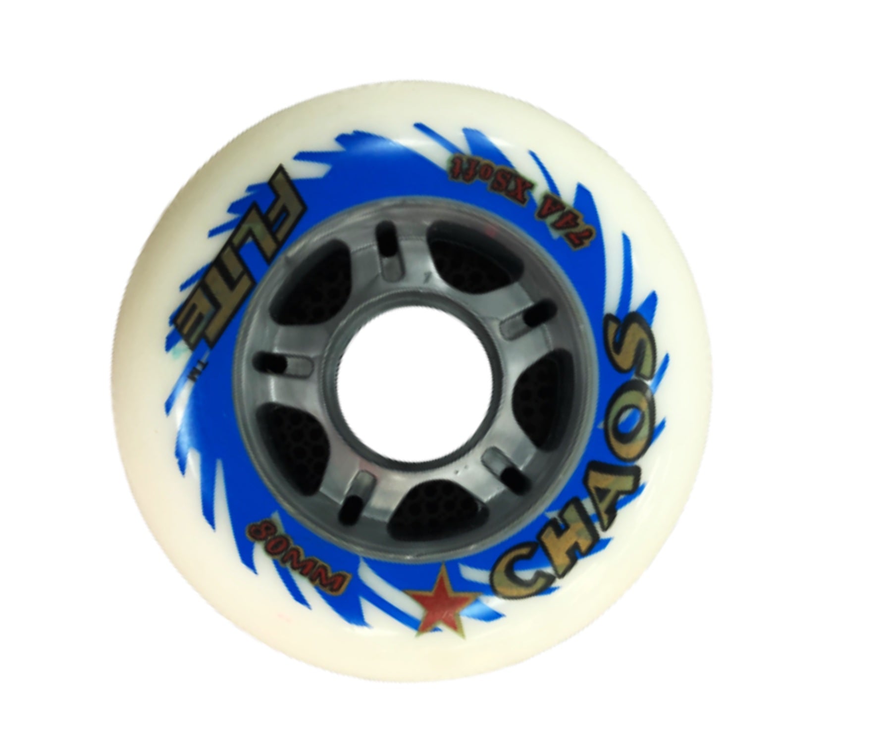 Flite Chaos Inline Hockey Wheels ruote 74A morbide - 68-72mm
